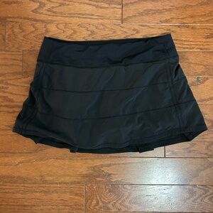 lululemon Pace Rival Mid-Rise Skirt Black size 6
